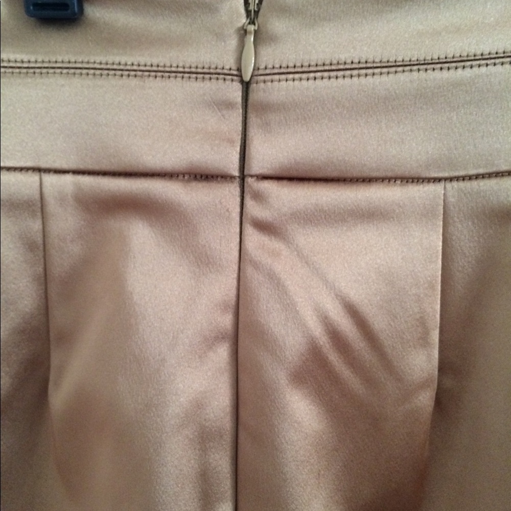 Bebe gold pencil skirt size 0 - Picture 11 of 15